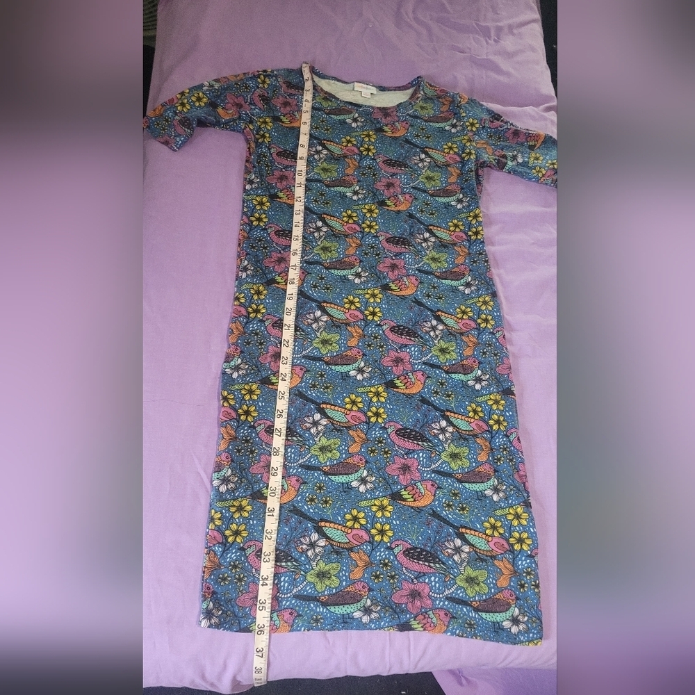 LuLaRoe Multicolor Patterned Dress - Picture 7 of 9
